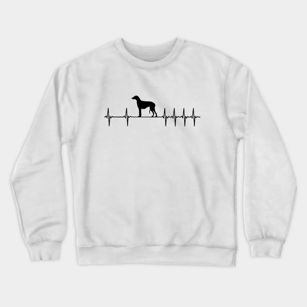 Scottish Deerhound Dog Crewneck Sweatshirt by Dirty Custard Designs 